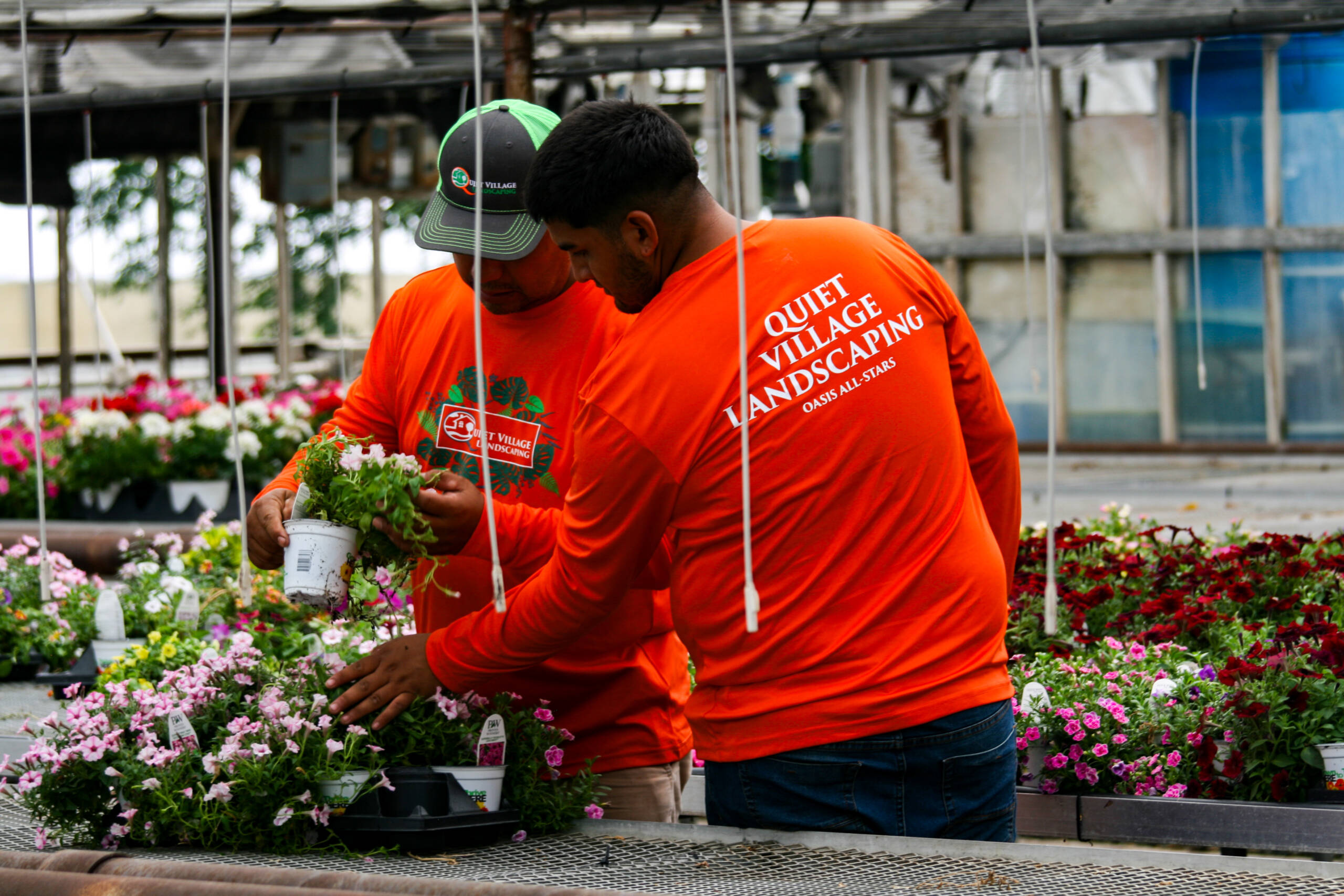 Crew finishing a weekly visit