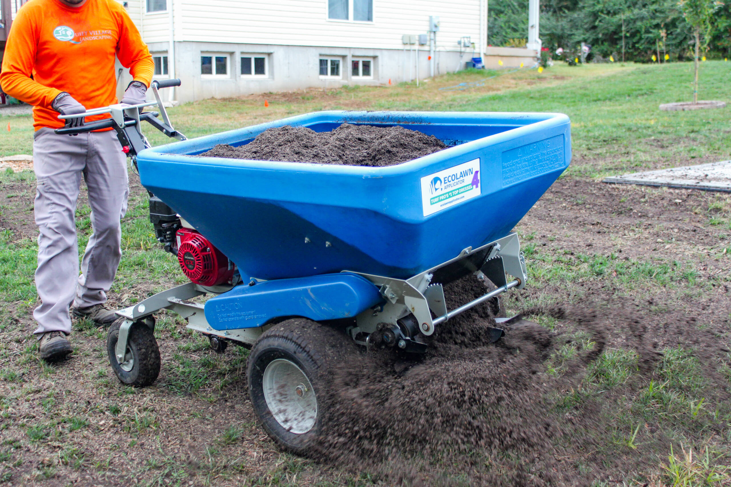 Fertilization and seeding